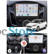 Штатная магнитола Lesko для Ford Focus III Рестайлинг 2014-2019 экран 9" 4/64 QLED CarPlay 4G Wi-Fi GPS 360 Prime
