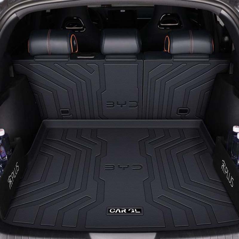 Защитная накладка BYD Yuan UP 2024+ в багажник на задние спинки сидений
