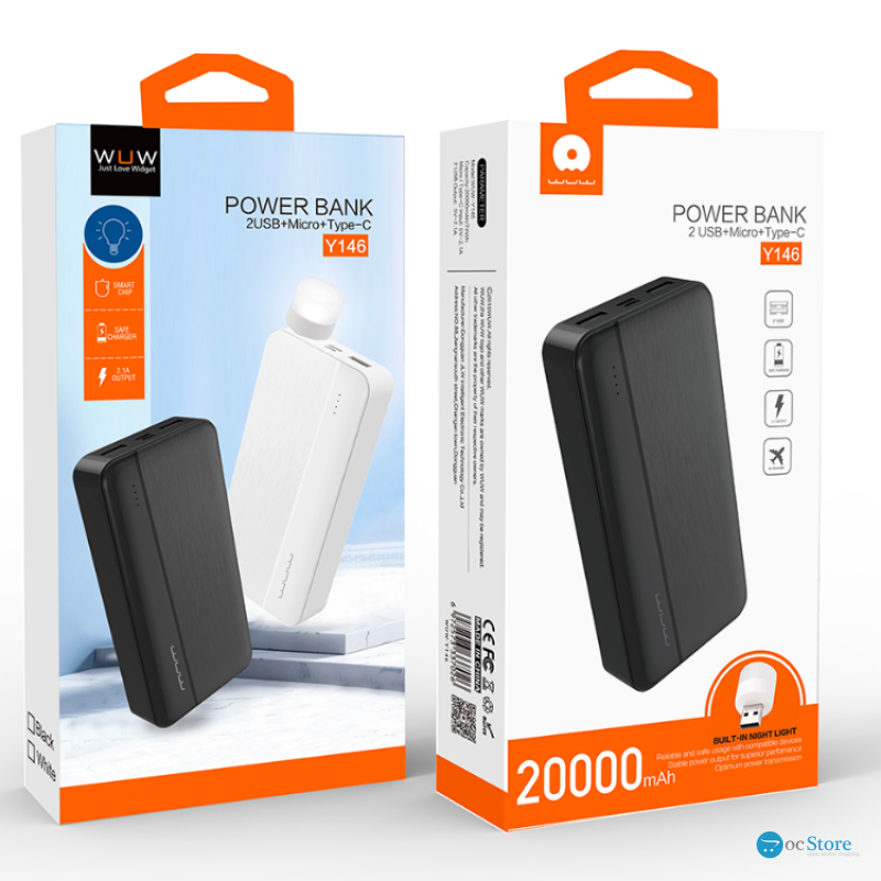 Банк заряду WUW Y146 20000мАг black