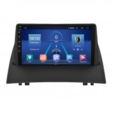 Штатная магнитола Lesko для Renault Megane II 2002-2006 экран 9" 6/128Gb 4G Wi-Fi GPS Top