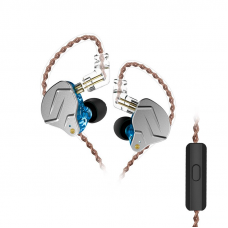 Навушники KZ ZSN Pro з мікрофоном blue