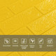 3D панель самоклеюча 700х770х3мм цегла Жовта (010-3) SW-00001894