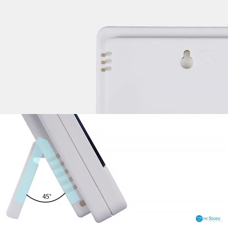 Метеостанция HTC-2 с выносным датчиком температуры с анализатором влажности White