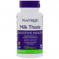 Розторопша, Milk Thistle, Natrol, 525 мг, 60 капсул
