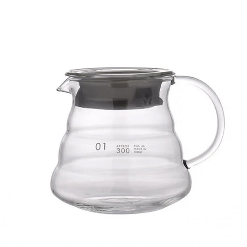 Сервер Choxila 11736 графин для приготовления кофе заварник для пуровера стеклянный 300 мл