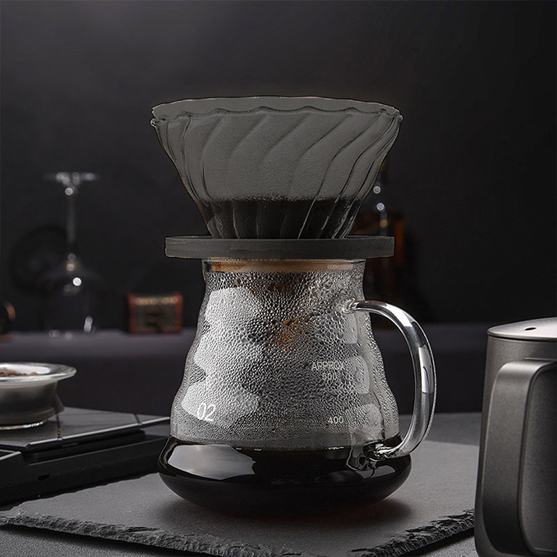 Сервер Choxila 11736 графин для приготовления кофе заварник для пуровера стеклянный 500 мл