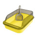 Туалет для кошек с лопаткой Taotaopets 221120 40*28*16 cm Yellow