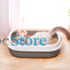 Туалет лоток для кошек с лопаткой Taotaopets 225501 46*38*13 см Coffee