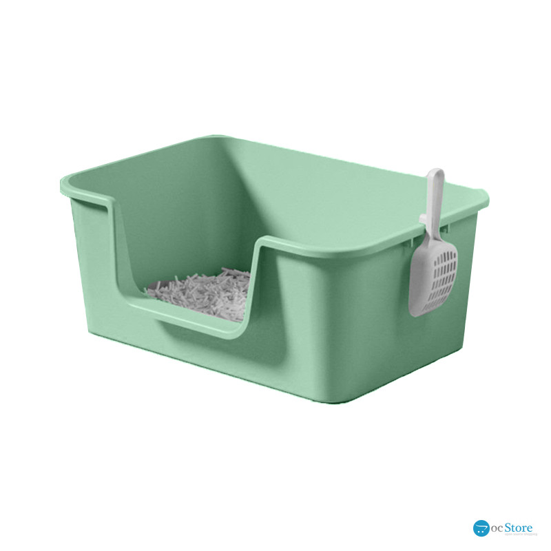 Туалет лоток для кошек с лопаткой Taotaopets 262207-40 Green