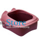 Туалет для кошек с лопаткой Taotaopets 268802 лоток для котов 40*30*18,5 cm Pink