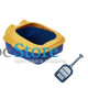 Туалет для кошек с лопаткой Taotaopets 268802 лоток для котов 40*30*18,5 cm Yellow