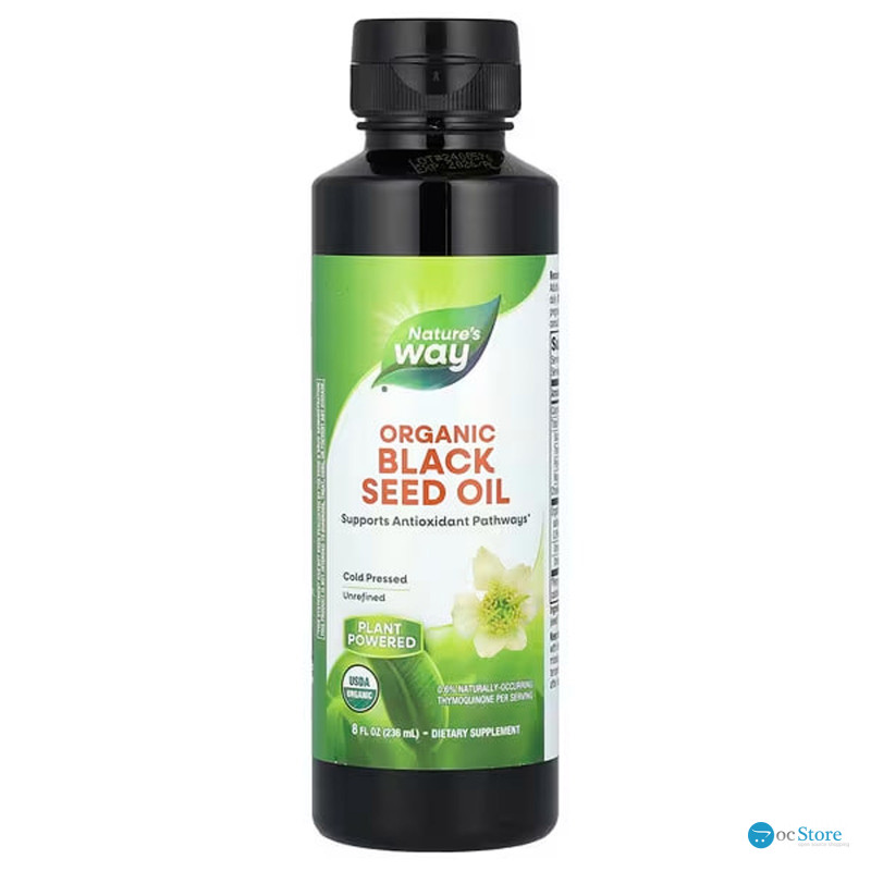 Масло чорного кмину, Black Seed Oil, Nature's Way, органік, 236 мл