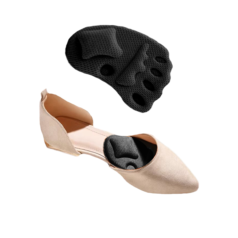 Нескользящие подушечки XD-03 для снятия давления на переднюю часть стопы для высоких каблуков Черный