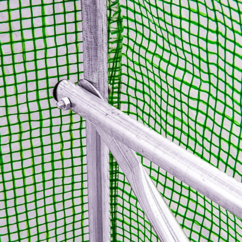 Садова теплиця 10 м² (4 x 2,5 х 2 м) Зелена (Польща)