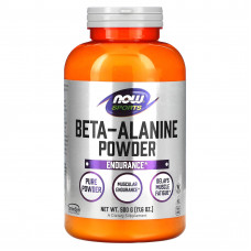 Бета-аланін, Beta-Alanine, Now Foods, Sports, чистий порошок, 500 г