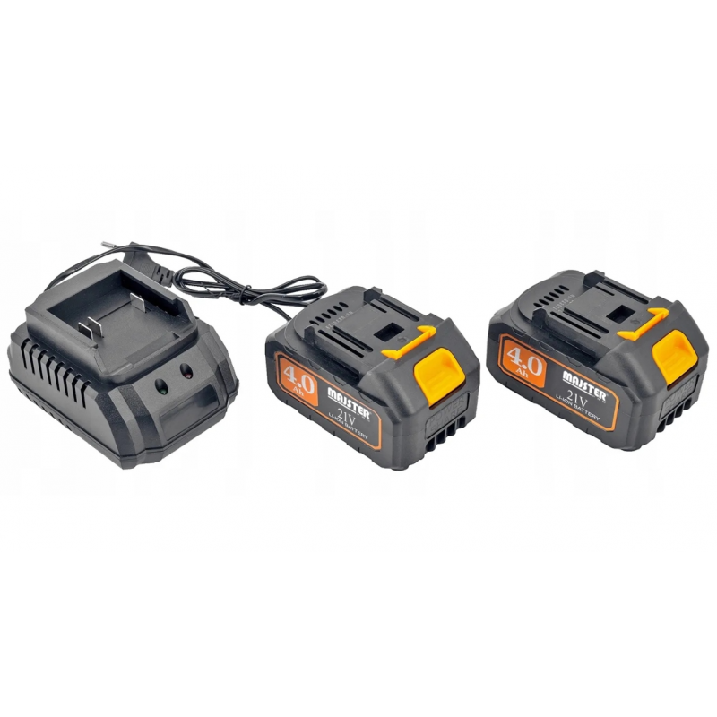 Акумуляторна мийка високого тиску MAJSTER PRO MP-0360 1000 Вт 60 бар, 2 АКБ 4Ah, піногенератор (Польща)