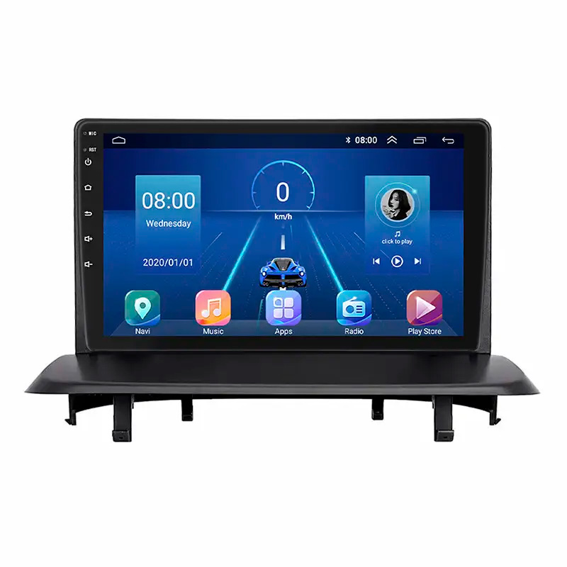 Штатная магнитола Lesko для Peugeot 5008 I ver. 2 2009-2016 экран 9" 4/64Gb 4G Wi-Fi GPS Top