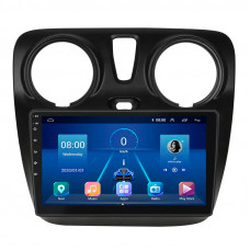 Штатная магнитола Lesko для Renault Sandero II Рестайлинг ver 3 2018-н.в экран 9" 4/64Gb 4G Wi-Fi GPS Top