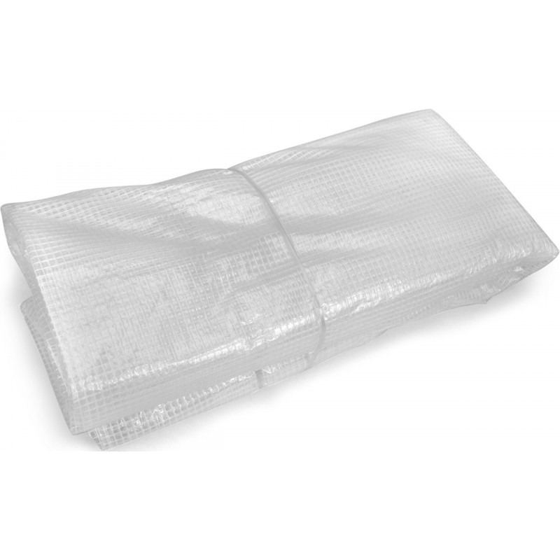 Плівка для теплиці 6 м² армована, щільність 140 г/м², з UV-4 фільтром, Біла (Польща)