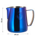 Питчер для молока JibbiJug молочник для вспенивания нержавеющая сталь градиент 400 мл Blue