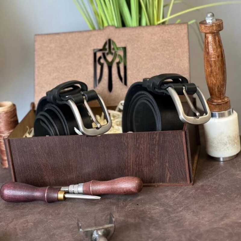 Подарунковий набір із двох чоловічих ременів Florida