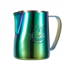 Питчер для молока JibbiJug молочник для вспенивания молока нержавеющая сталь градиент 600 мл Green