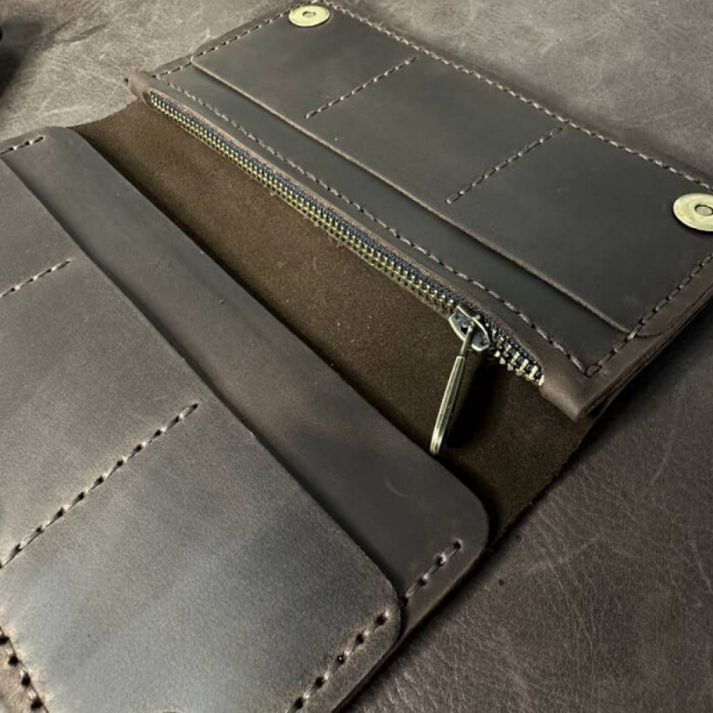 Чоловічий клатч Лонгер коричневий