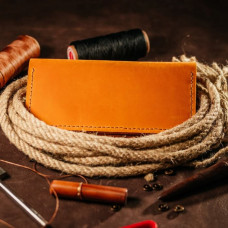 Чоловічий клатч Лонгер рудий