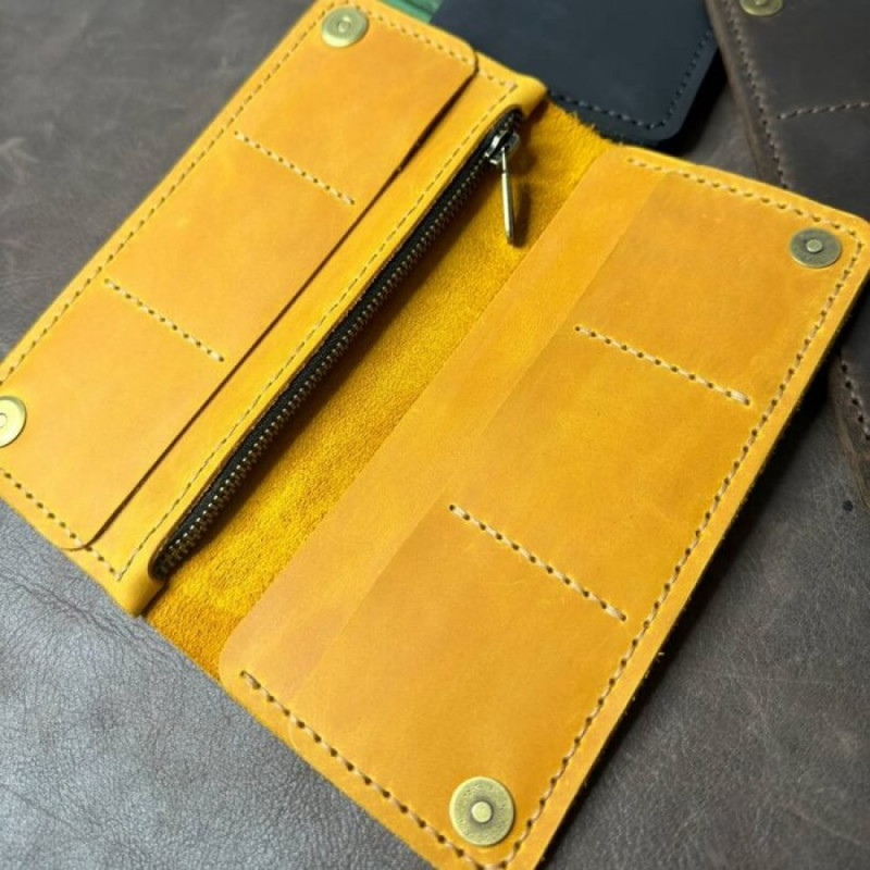 Чоловічий клатч Лонгер рудий