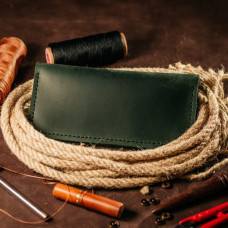 Чоловічий клатч Лонгер зелений