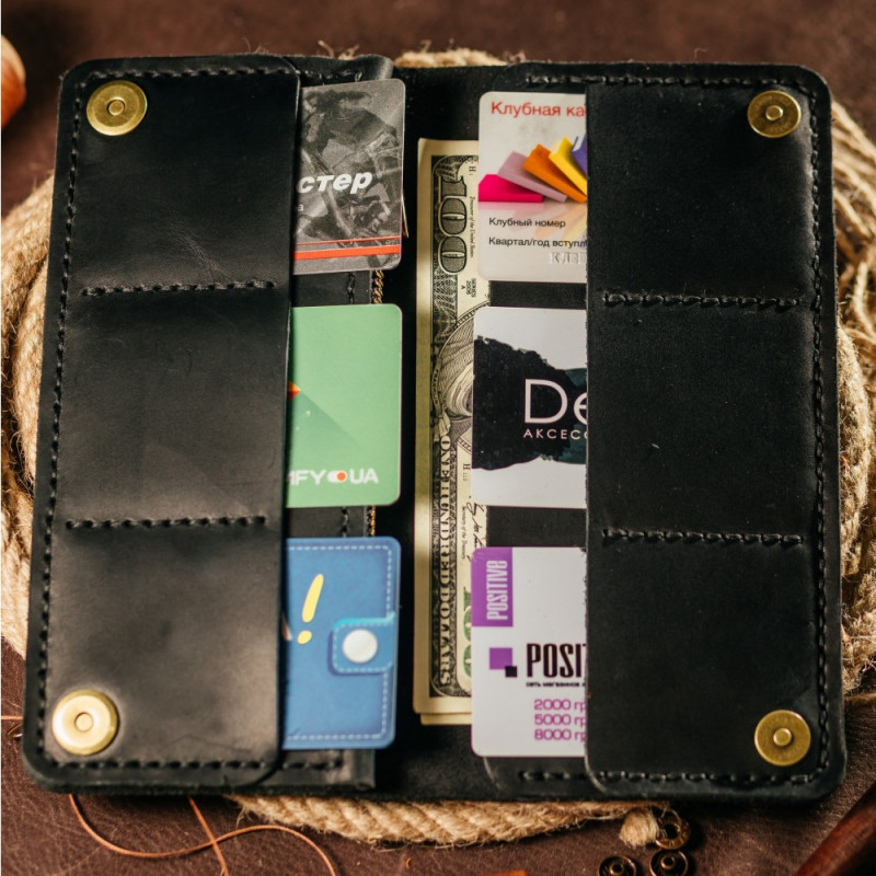 Чоловічий клатч Лонгер чорний