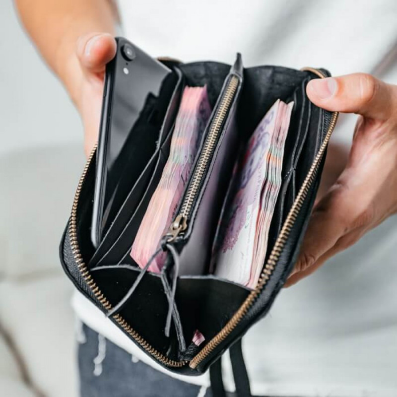 Чоловічий клатч гладкий