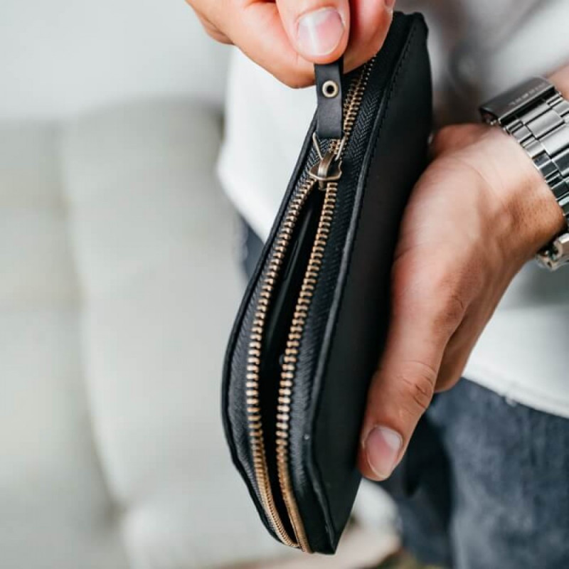 Чоловічий клатч гладкий