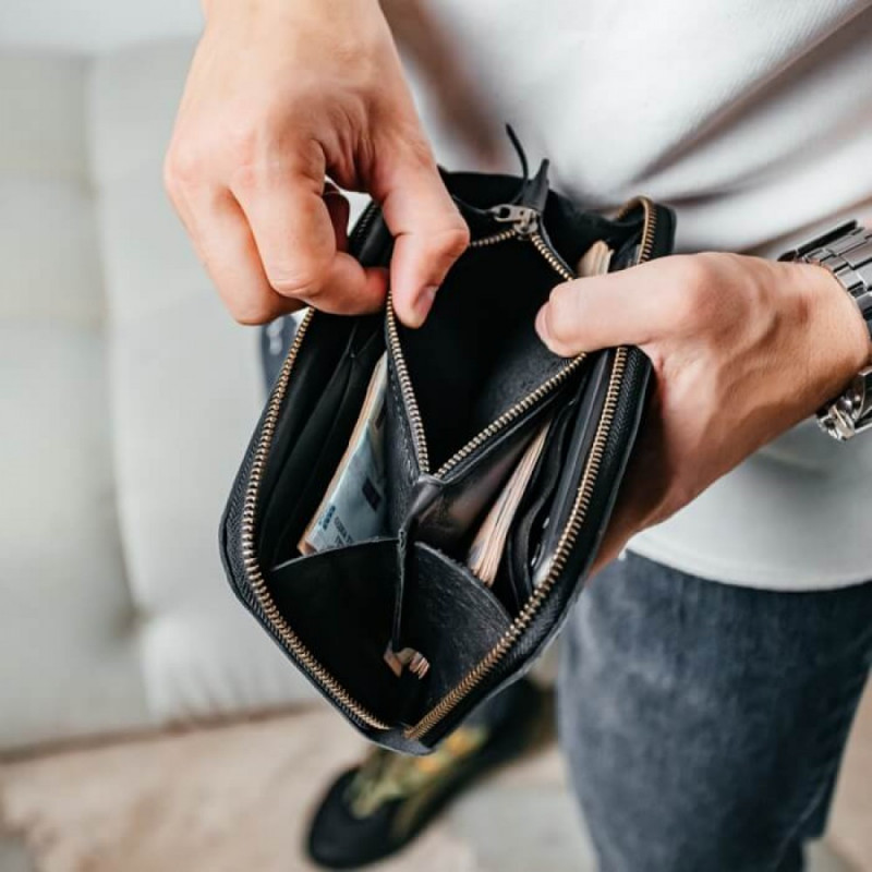 Чоловічий клатч гладкий