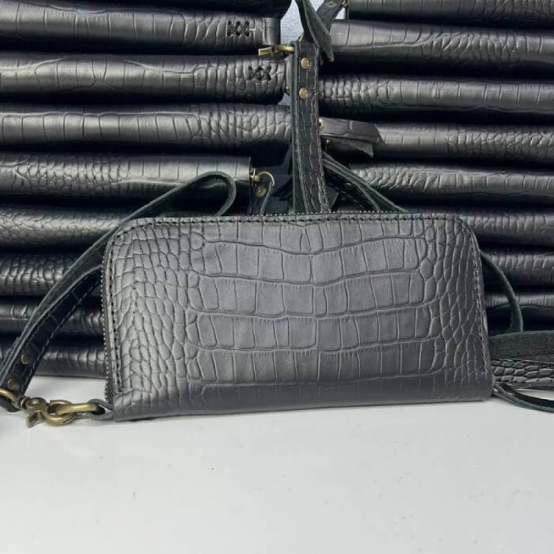 Чоловічий клатч Крокодил