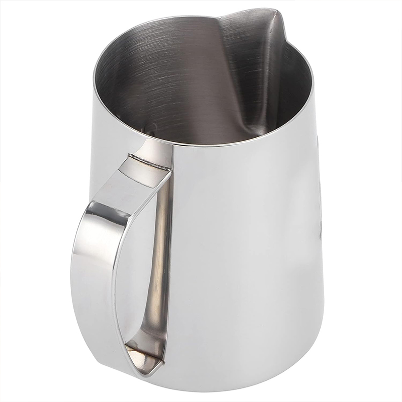 Питчер для молока JibbiJug молочник для вспенивания молока нержавеющая сталь градиент 600 мл Silver