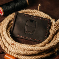 Затискач для грошей коричневий Stark