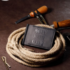 Затискач для грошей чорний MNS