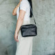 Жіноча сумка Джорджія гладка чорна