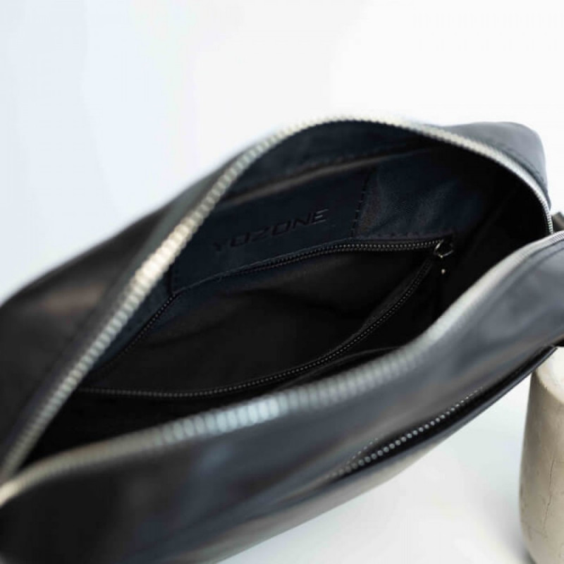 Жіноча сумка Джорджія гладка чорна