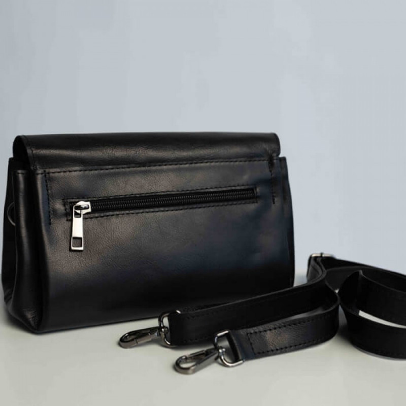 Жіноча сумка Невада чорна глянець