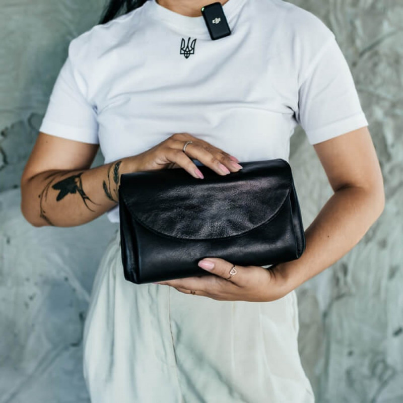 Жіноча сумка Невада чорна глянець