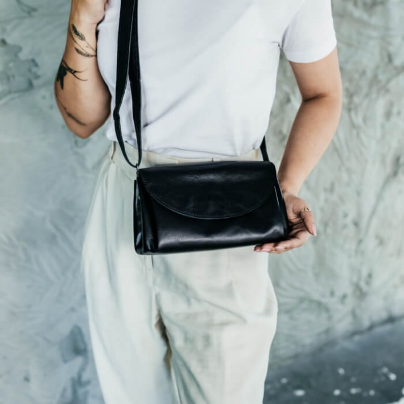 Жіноча сумка Невада чорна глянець