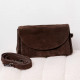 Жіноча сумка замшева Невада коричнева