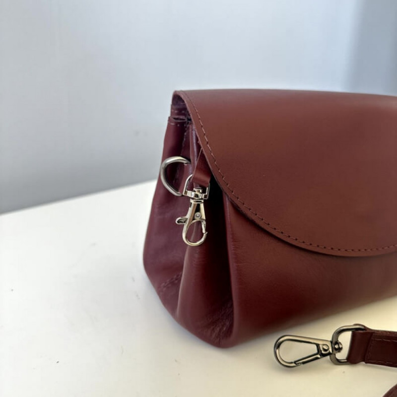 Жіноча сумка Невада бургунді глянець