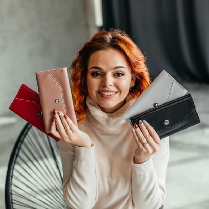 Жіночий гаманець Флоренція червоний