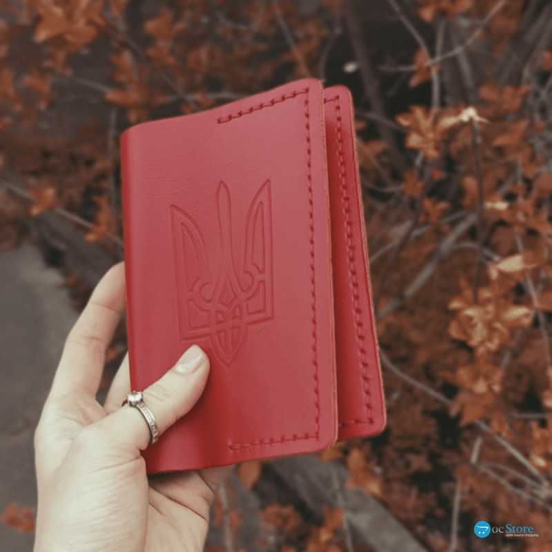 Обкладинка на паспорт жіноча чорна Home