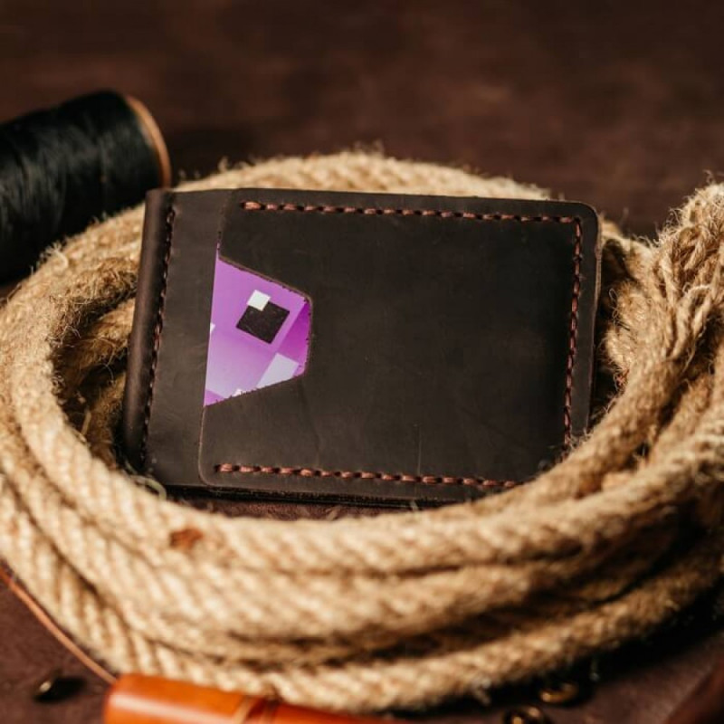 Затискач для грошей коричневий Бетмен