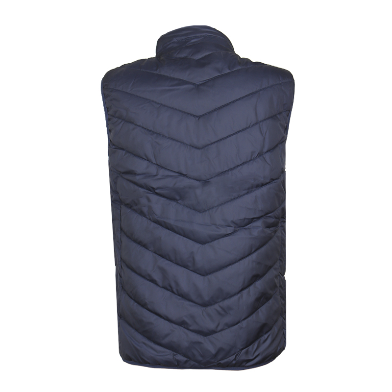 Жилетка с подогревом от повербанка USB M01-9S Blue 9 зон подогрева для туризма рыбалки активного отдыха 2XL