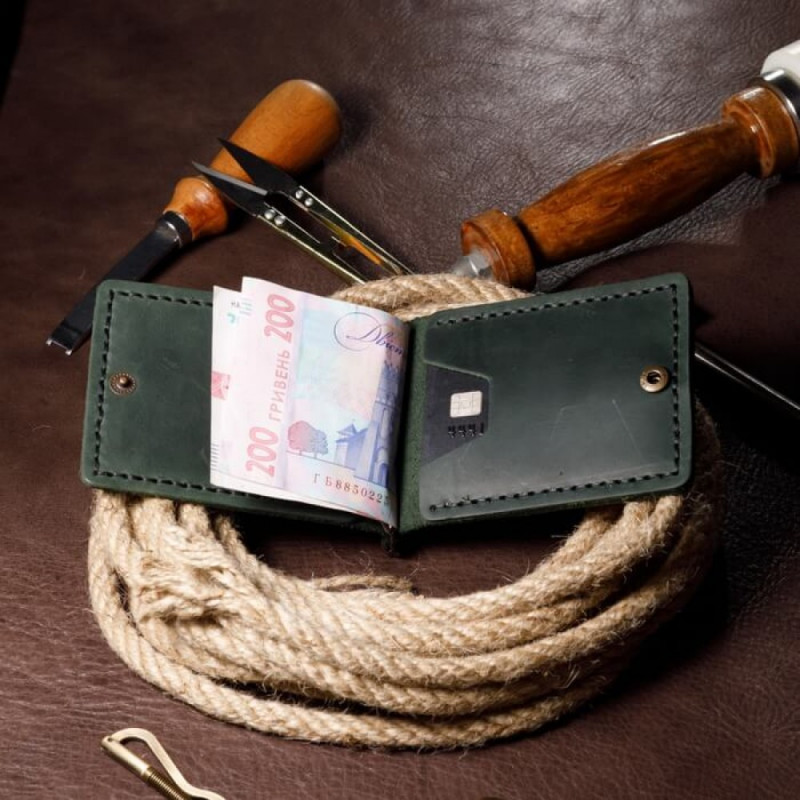 Затискач для грошей зелений Джокер